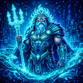 PREMIUM PACK – Cyber Poseidon Pixel Art