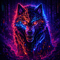 DIAMOND PACK – Cyber Fenrir Pixel Art
