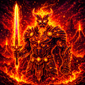 PACK 4 – Cyber Fire God Pixel Art
